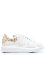 Alexander McQueen baskets Oversized à ornements - Blanc