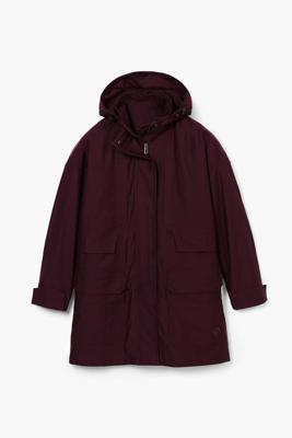 Lange jas met patches - RED - M Lange jas met patches - RED - M