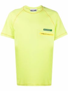 Moschino t-shirt à patch logo - Vert