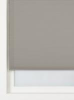 HEMA Plisse dubbel lichtdoorlatend witte achterzijde middengrijs (middengrijs)