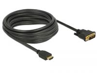 DeLOCK 85656 video kabel adapter 5 m HDMI Type A (Standaard) DVI Zwart - thumbnail