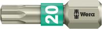 Wera 3867/1 TS TORX® Bits, RVS, TX 20 x 25 mm - 1 stuk(s) - 05071034001