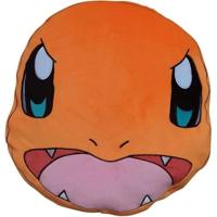 Cuscino 3D Premium - POKEMON - Viso di Charmander - Microfibra - 40 cm