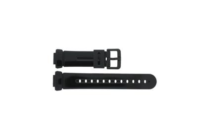 Horlogeband Casio 10162886 / BG-169A-1AV Kunststof/Plastic Zwart 14mm