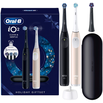 Oral-B Oral-B iO 2 Black + Extra Body Pink Holiday Giftset