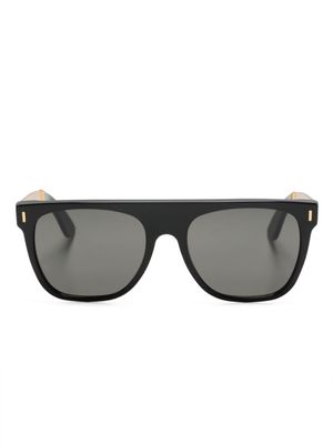 Retrosuperfuture lunettes de soleil oversize Flat Top - Noir