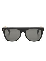 Retrosuperfuture lunettes de soleil oversize Flat Top - Noir