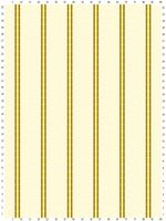Sunarts doe het zelf pakket model Strepen verticaal bruin/geel 90 x 210 cm artikelnummer D404