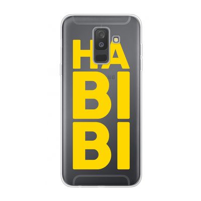 Habibi Majorelle : Samsung Galaxy A6 Plus (2018) Transparant Hoesje