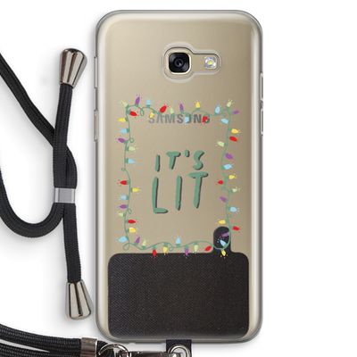 It's Lit: Samsung Galaxy A5 (2017) Transparant Hoesje met koord