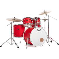 Pearl DMP925S/C899 Decade Maple Matte Racing Red 5-delig drumstel