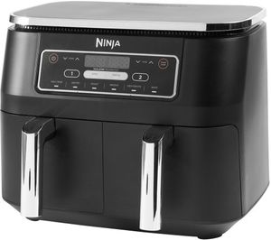 Ninja AF300 Dubbel 7,6 l Vrijstaand 2470 W Heteluchtfriteuse Zwart