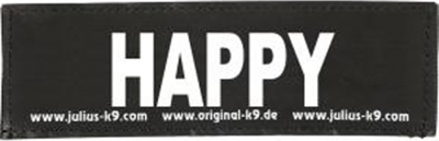 Julius-K9 label - Happy