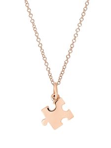 Dodo pendentif arc-en-ciel puzzle en or rose 9ct