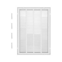 VEVOR Ventilatierooster Sleufrooster Afvoerrooster Louvrerooster 57,2x83x4cm