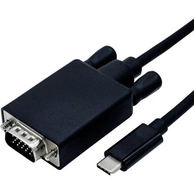 ROLINE USB type C - VGA adapterkabel, M/M, 1 m