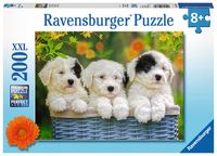 Ravensburger puzzel Schattige puppies - 200 stukjes - thumbnail