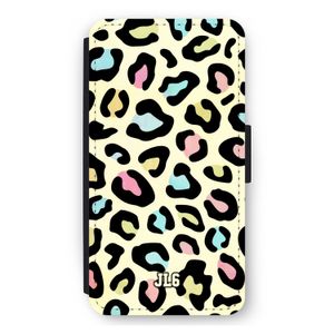 Leopard pattern: iPhone 12 mini Flip Hoesje