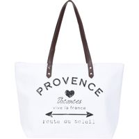 Strandtas Provence wit 31 x 45 cm