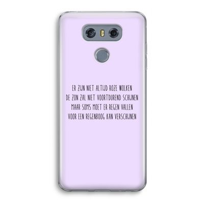 Regenboog: LG G6 Transparant Hoesje