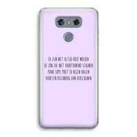 Regenboog: LG G6 Transparant Hoesje