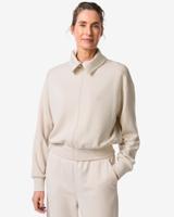 HEMA Damesvest lounge creme (creme)