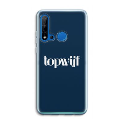 Topwijf Navy: Huawei P20 Lite (2019) Transparant Hoesje