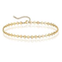 Pailetten Enkelband Solo - Goud