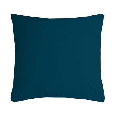 Stof Textile sierkussen Nelson - petrol blauw - 60 x 60 cm - bank kussens - polyester