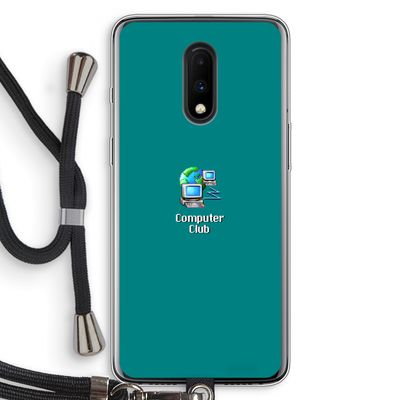 Win98: OnePlus 7 Transparant Hoesje met koord