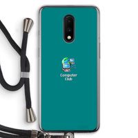 Win98: OnePlus 7 Transparant Hoesje met koord