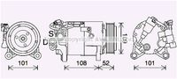 Ava Cooling Airco compressor BWK566 - thumbnail