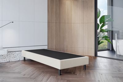 2dekans Vaste Boxspring Box Zonder Matras - 90 x 200 Beige - Verhoogde 30 cm Box (Stofschade - Niet in originele verpakking - Kans op schade)