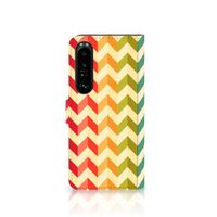 Sony Xperia 1 IV Telefoon Hoesje Zigzag Multi Color