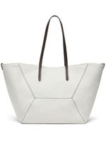 Brunello Cucinelli sac cabas à ornements métalliques - Blanc