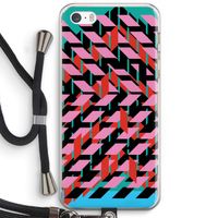 Skew Blush 2: iPhone 5 / 5S / SE Transparant Hoesje met koord