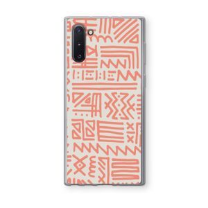 Marrakech Pink: Samsung Galaxy Note 10 Transparant Hoesje