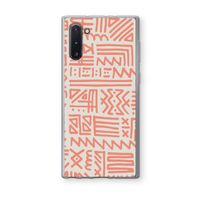 Marrakech Pink: Samsung Galaxy Note 10 Transparant Hoesje