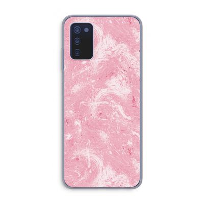 Abstract Painting Pink: Samsung Galaxy A03s Transparant Hoesje