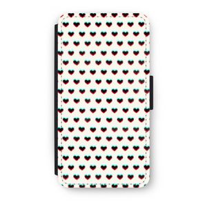 Hartjes: iPhone X Flip Hoesje