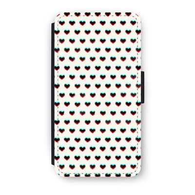 Hartjes: iPhone X Flip Hoesje