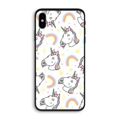 Rainbow Unicorn: iPhone XS Biologisch afbreekbaar hoesje