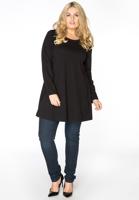 Yoek Tuniek wide bottom | Zwart | Maat 46/48