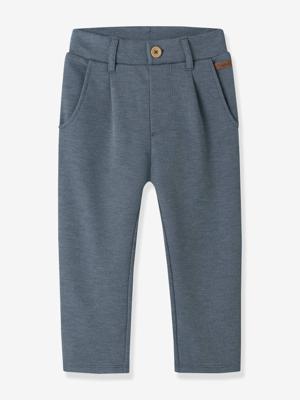 Joggingbroek voor jongens met plooien in de taille NAME IT grijsblauw