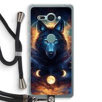 Wolf Dreamcatcher: Sony Xperia XZ2 Compact Transparant Hoesje met koord