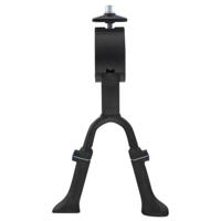 M-Wave standaard dubbele poot aluminium 24 28 inch zwart