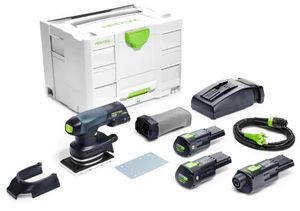 Festool RTSC 400 Li 3,0 I-Set | Accu-vlakschuurmachine | 18V | Incl. 2 x 3.0 accu + snellader - 577681