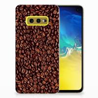 Samsung Galaxy S10e | Siliconen Case | Koffiebonen