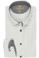 Redmond Modern Fit Overhemd zwart/wit, Motief - thumbnail