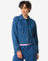 HEMA Damesjack Eveline denim middenblauw (middenblauw)